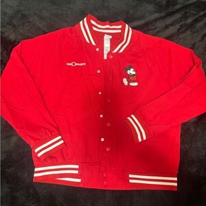 Official Walt Disney Red Bomber Jacket – Red
